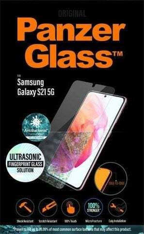 PanzerGlass Antibacterial Screen Protector Black (Galaxy S21 5G)