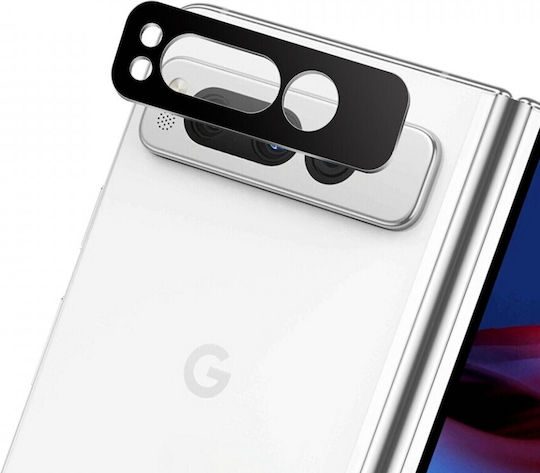 Techsuit Протектор за камера Закалено стъкло Черно за Сгъване на Google Pixel