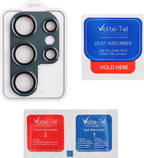 Volte-Tel Electroplating Camera Protection Metal Frame Blue for the Galaxy S23 Ultra