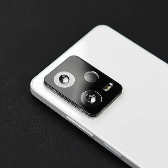 Full Cover Kameraschutz Gehärtetes Glas Black für das Redmi Note 12 / Poco X5