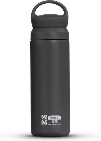 Tac Maven Thermal Bottle 500ml Black-Water Thermos 500ml Black 01-black-black