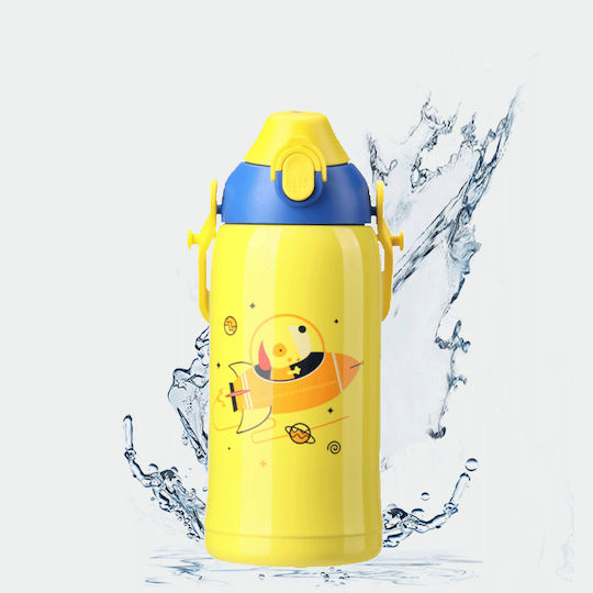 Uzspace Thermos Edelstahl Trinkflasche 550ml 2207-blau