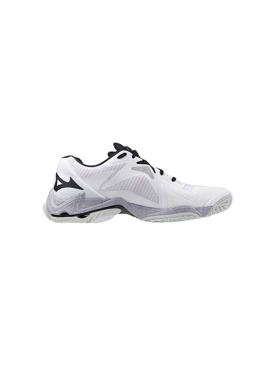 Wave Lightning Z8 Mid Sport Shoes Volleyball White