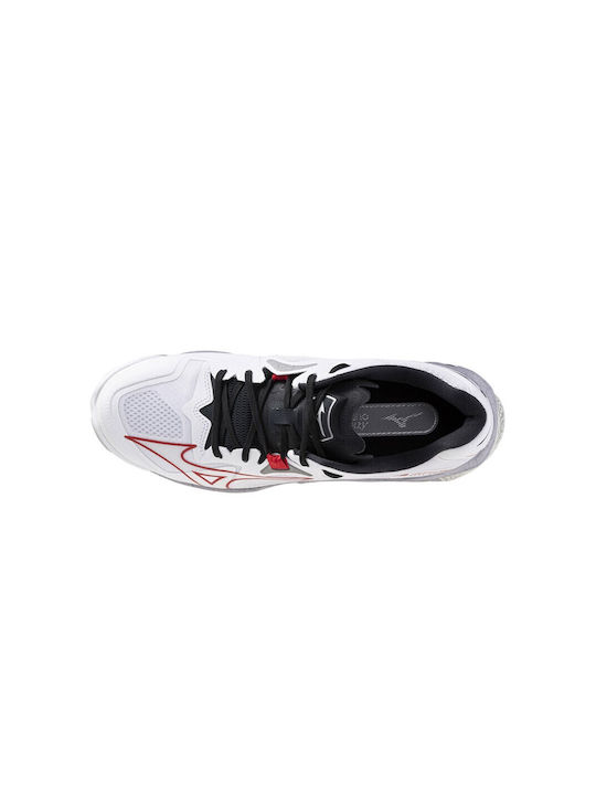 Wave Lightning Z8 Mid Sport Shoes Volleyball White