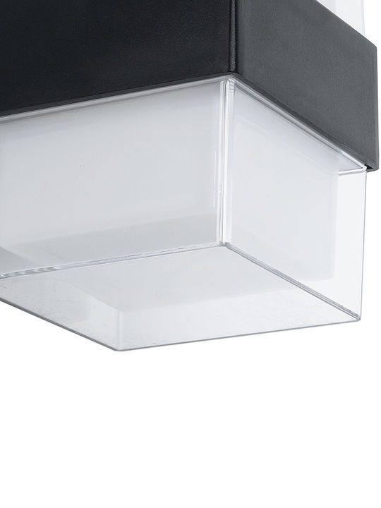 GloboStar Empire Wall-Mounted Outdoor Spot Light LED IP65 10W with Natural White Light Double Beam