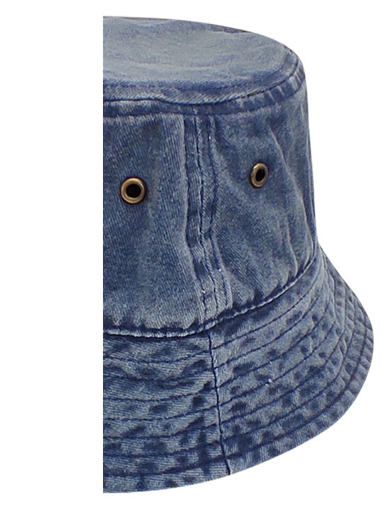 Brims and Trims Denim Women's Bucket Hat Blue