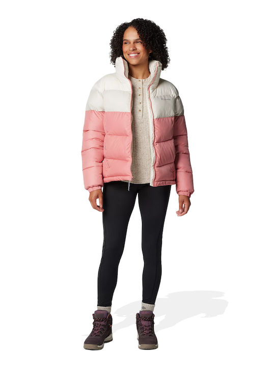 Puffect Ii Kurz Damen Puffer Jacke für Winter Rosa