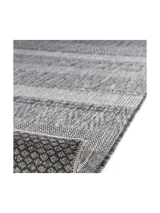 Ezzo Finn Fl018 D Rug Rectangular Summer Cotton Dark Grey/light Grey