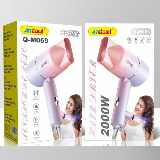 Andowl Hair Dryer 2000W