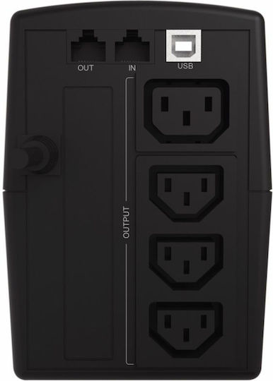 Conceptronic ZEUS07E UPS Line-Interactive 1000VA 600W