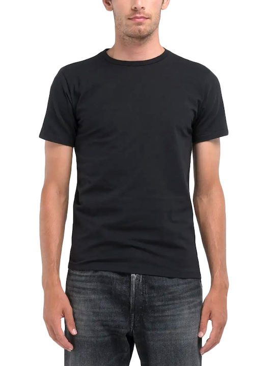 Replay Men's Short Sleeve T-shirt BLACK