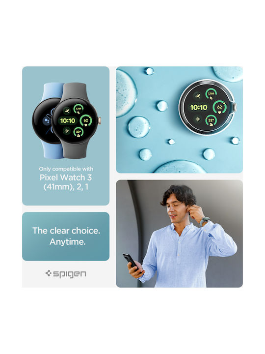 Spigen Thin Fit σε Διάφανο χρώμα για Google Pixel Watch 3, 2, 1