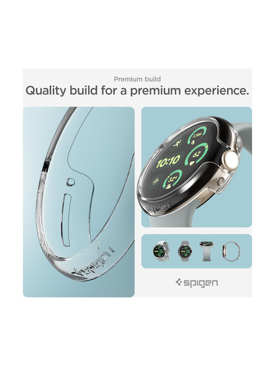 Spigen Thin Fit σε Διάφανο χρώμα για Google Pixel Watch 3, 2, 1