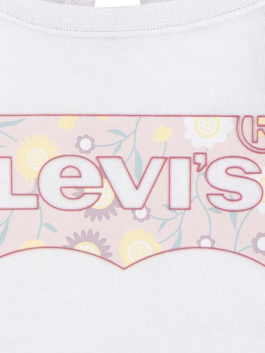 Levi's Παιδική Μπλούζα Μακρυμάνικη Λευκή