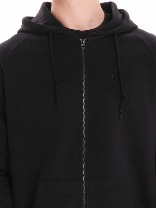 Hooded Cardigan Black