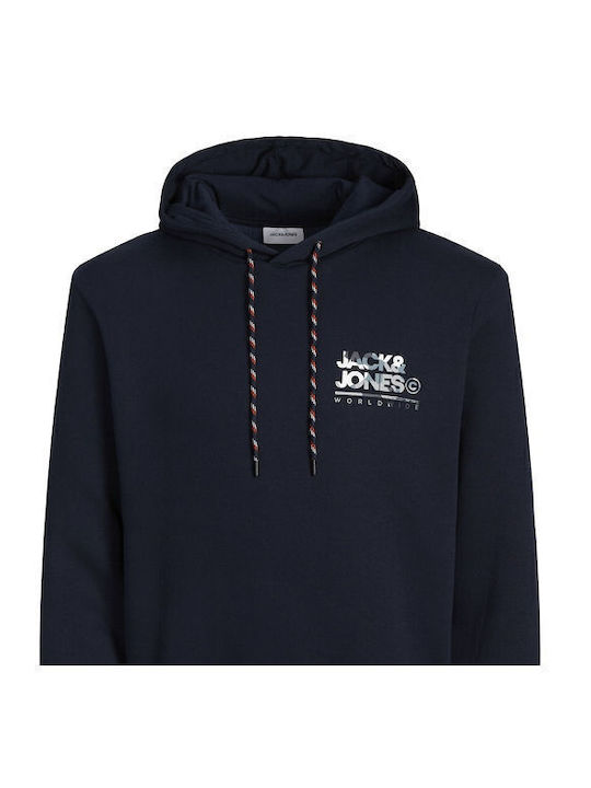 Sweatshirt with Hood Blue