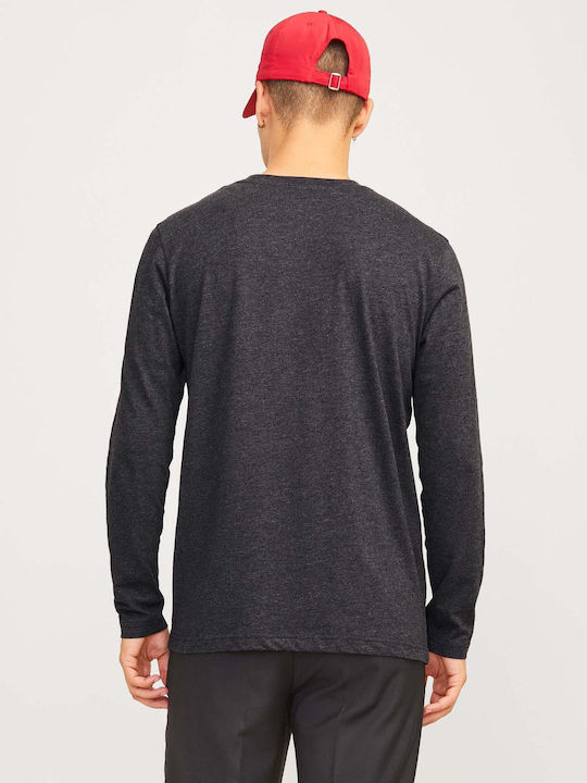 Jack & Jones Bluza Bărbătească cu Mânecă Lungă Neagră