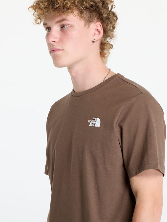 T-shirt Smokey Brown, Tnf Black