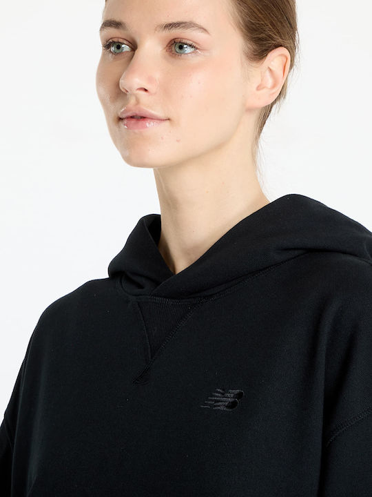 New Balance Athletics Herren Sweatshirt mit Kapuze Black