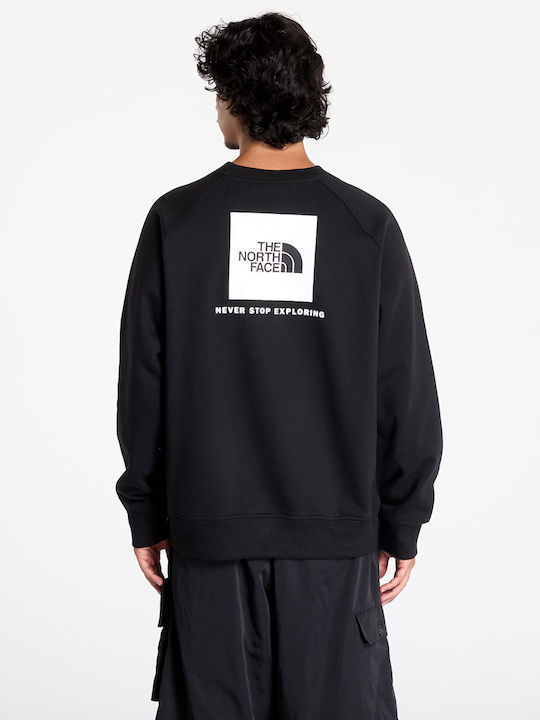 Raglan Box Φούτερ Tnf black