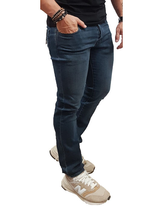 Jack & Jones Pantaloni de Bărbați din Jean în Croială Slim denim albastru