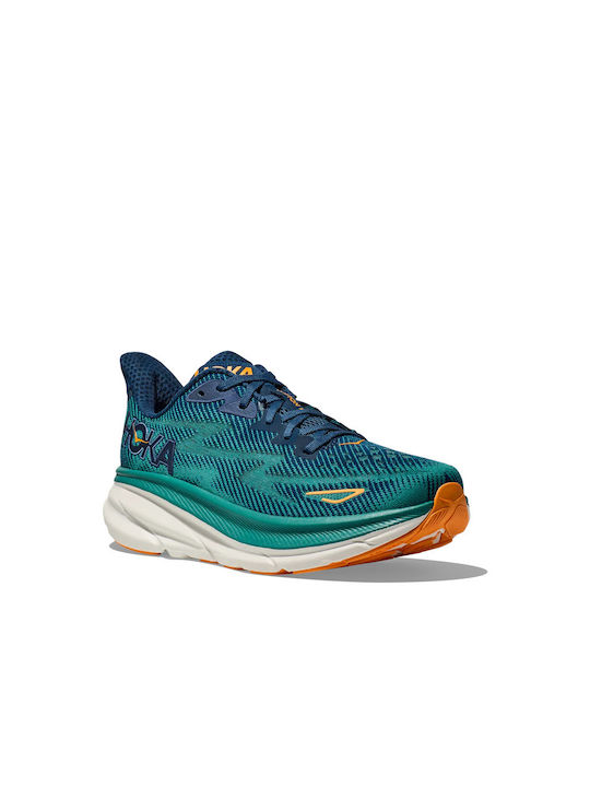 Hoka Clifton 9 Sport Shoes Running Green