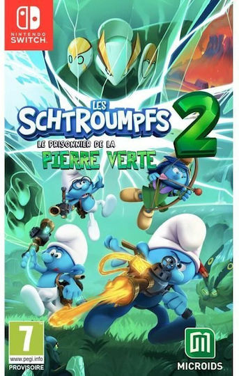 The Smurfs 2: The Prisoner of the Green Stone Joc pentru Switch (Franceză Copertă)