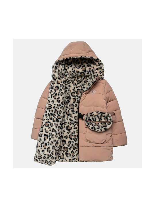 Alouette Kinderjacke Beidseitig mit Kapuze Beige