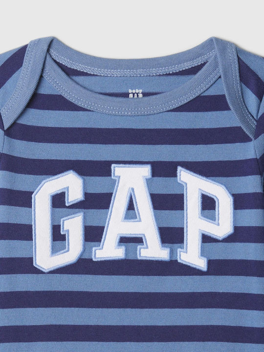 GAP Logo Baby Bodysuit Gray