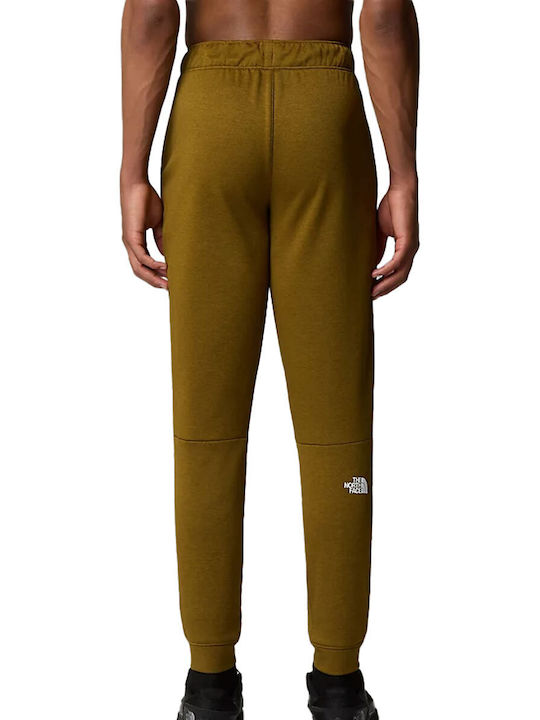 The North Face Reaxion Men's Fleece Sweatpants with Rubber Green