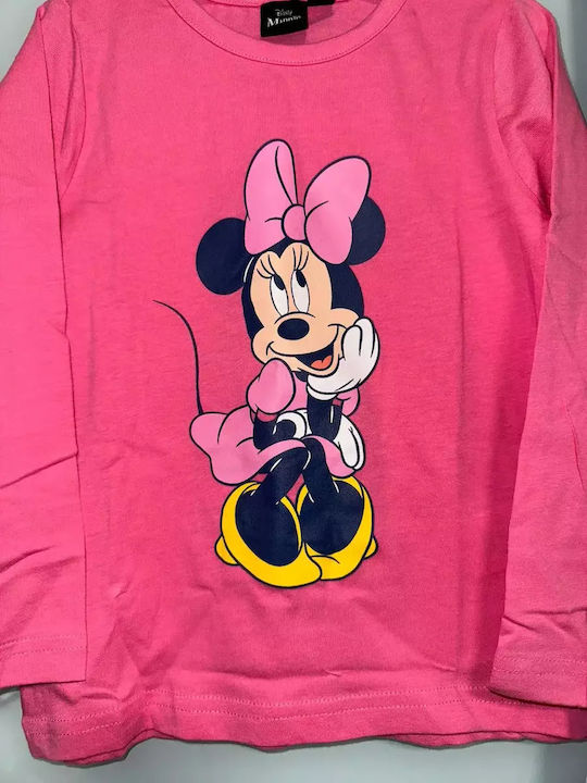 Minnie Mouse Pijama pentru copii De iarnă De bumbac Roz