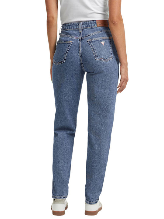 Guess Women's Jean Trousers in Mom Fit Blue