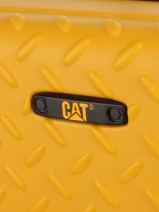 CAT Индустриални Твърди Жълти Куфари За Пътуване Максимална Височина 60см С 4 Колелца Комплект 2 Бр