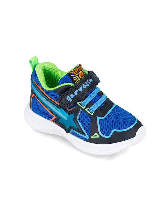 Garvalin Kids Sneakers with Lights Blue