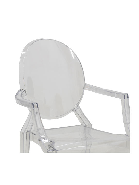 Narova Stühle Speisesaal Transparent 1Stück 43x48x92cm