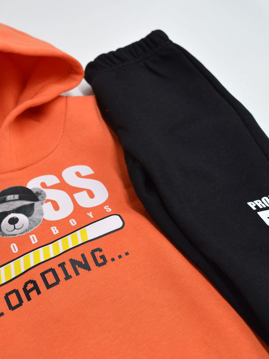 Prod Kids Sweatpants Set Orange