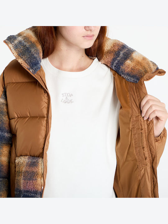 Leadbetter Point Ii Women's Short Lifestyle Jacket for Winter Camel Brown