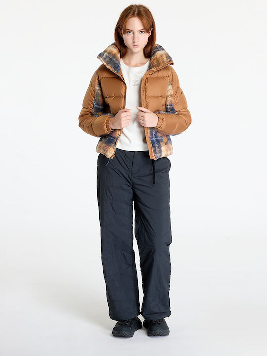 Leadbetter Point Ii Women's Short Lifestyle Jacket for Winter Camel Brown