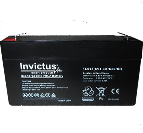 Invictus Μπαταρία UPS με Χωρητικότητα 1.3Ah και Τάση 6V 07.02.0173 1τμχ