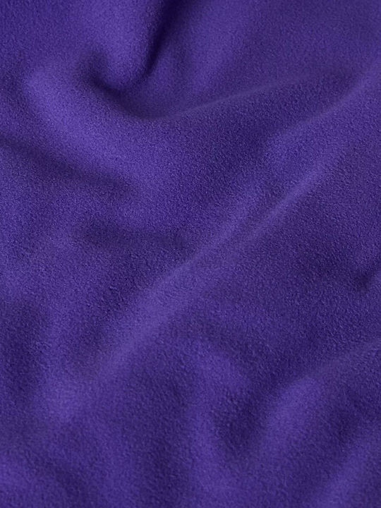 100 Glacier Women's Cardigan with Zipper Purple