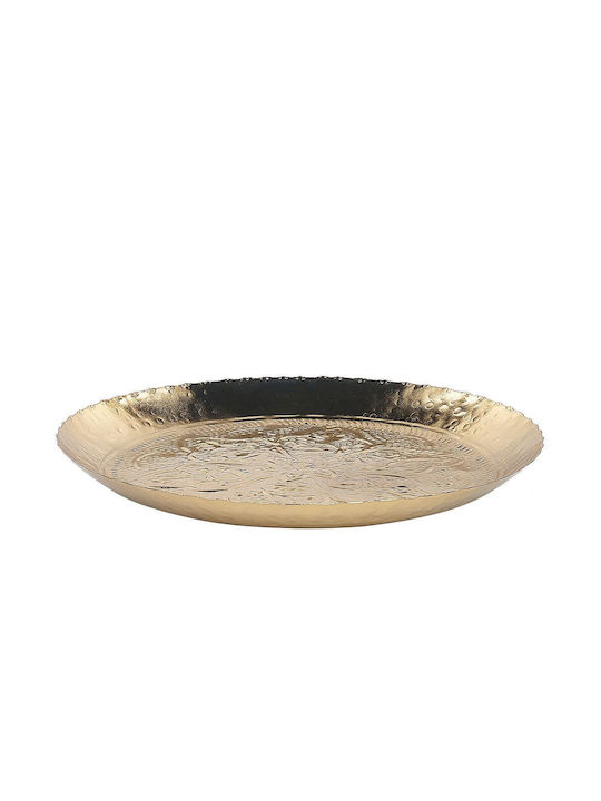 Beliani Set dekorative Platten Gold 2Stück