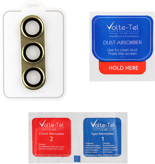 Volte-Tel Glass Cover Camera Protection Tempered Glass Yellow for the Samsung S24 5G 8353130