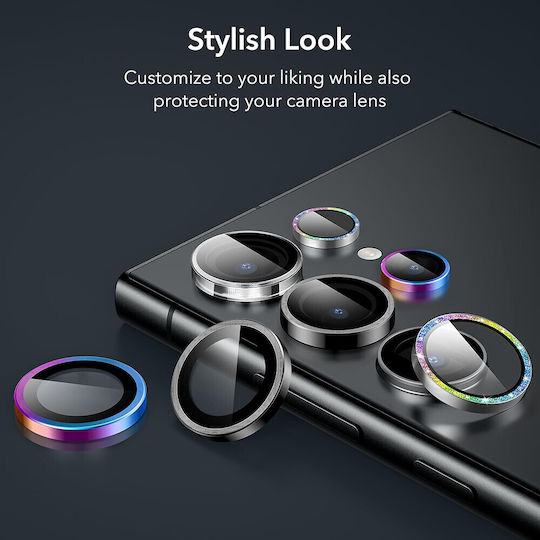 ESR Lens Protector Προστασία Κάμερας Tempered Glass Μαύρο για το Samsung Galaxy S24 Ultra