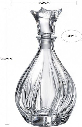 Novaker Wedding Carafe made of Crystal 1pcs