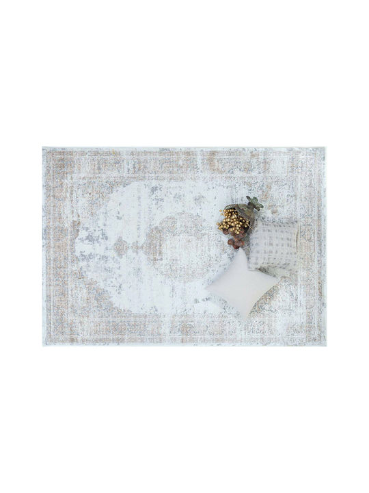 Ezzo Σετ Μοντέρνα Χαλιά Κρεβατοκάμαρας Cream 12-E079AH9 3τμχ
