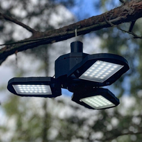 Led Solar Lantern for Camping Waterproof 3000 Lumens White