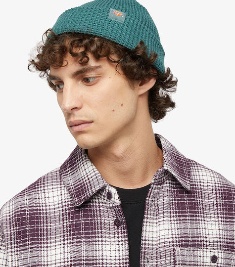 Woodworth Beanie Unisex Beanie Knitted in Green color