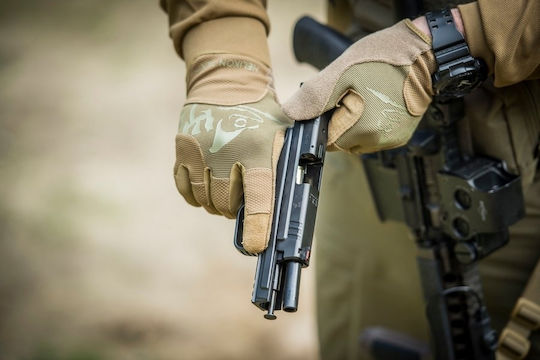 Helikon Tex All Round Fit Tactical Military Gloves in Beige color