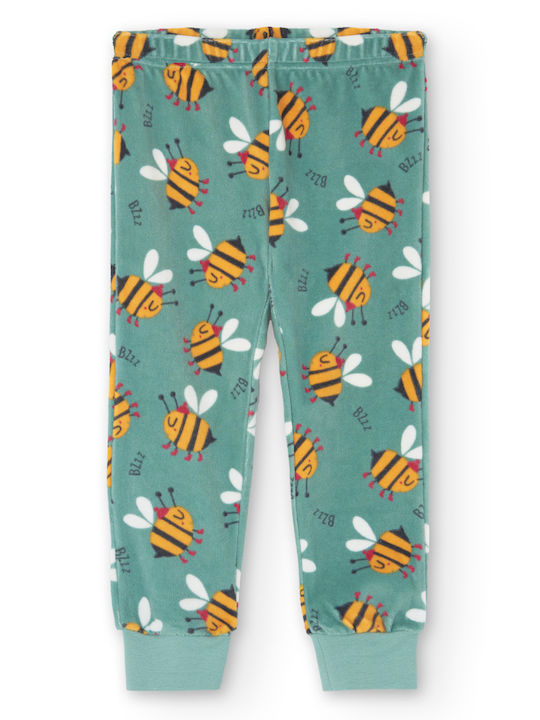 Boboli Kids' Pajamas Winter Cotton Green
