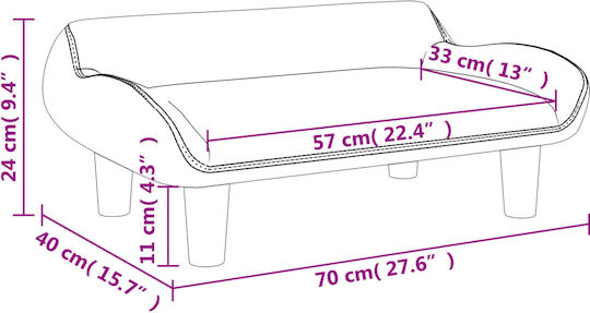 Παιδικό Καναπεδάκι Ροζ 70x40x24εκ.